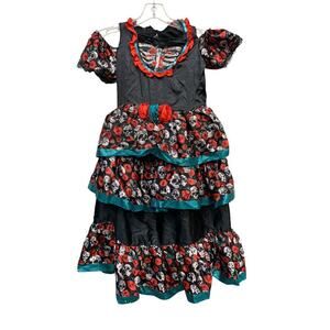 Day of the Dead Darling Dress Costume SZ M (7/8)‎